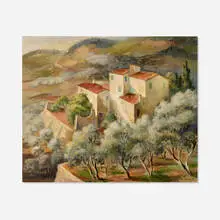 Theodore Sohner, Untitled (Spanish Landscape), 1933, oil on canvas