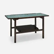 Edward Wormley, Occasional table, c. 1957, mahogany, linoleum