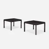 Edward Wormley, Occasional tables, pair, c. 1957, lacquered wood