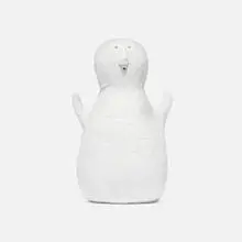 Haniwa figure by Stan Bitters, c. 2018, glazed earthenware, sold Feb 2026