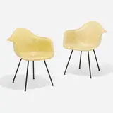 Charles and Ray Eames, DAX chairs, pair