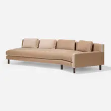 Edward Wormley, Sofa, c. 1960, upholstered cushions, walnut
