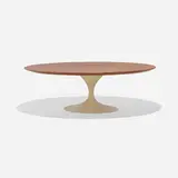 Eero Saarinen, Coffee table, model 167W, 1957, enameled steel, oak