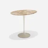 Eero Saarinen, Tulip occasional table, model 161M, marble, enameled aluminum