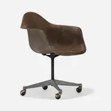 Charles and Ray Eames, PACC armchair, molded fiberglass, cast aluminum, lacquered steel