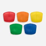 Harry Bertoia, Dining seat pads, set of five, 1952 / 1983, vinyl