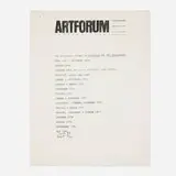 Matthew Antezzo, The Following Issues of Art Forum are not Available, 1993, graphite on paper