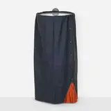 Thomas Grünfeld, Ohne Titel, 1987, steel, felt, glass and leather