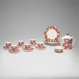 Keith Haring, A Piece of Art tea service, 1991, transfer-printed porcelain