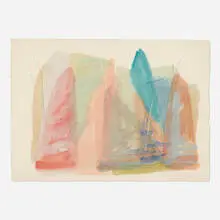 Larry Zox, Untitled, watercolor on paper