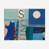 Max Papart, A Poem Should Be Motionless in Time, gouache and collage on paper