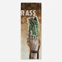 Tucker Bobst, Rass, 1984, acrylic on Masonite