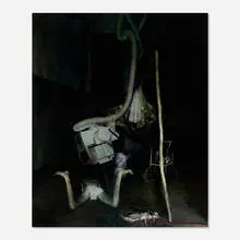 Justin Mortimer, Section, 2020, oil on canvas