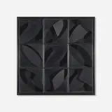 Night Leaf by Louise Nevelson, 1969, black Plexiglas, sold Feb 2026