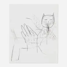 Robert Nava, Untitled (Don't) (double-sided), 2018, mixed media on paper