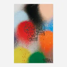 Katsu, Untitled (DOT exhibition poster), 2020, digital print with ink