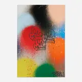 Katsu, Untitled (DOT exhibition poster), 2020, digital print with ink