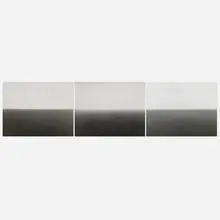 Three works from the Time Exposed portfolio by Hiroshi Sugimoto, offset lithograph on Mitsubishi Real Art Both Sides and mounted to Peach Kent, sold Feb 2026