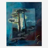 Mary Frank, Landscape with Tree