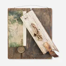 George Herms, Deer One, 1972, mixed media assemblage