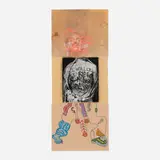 The Exquisite Corpse by Lesley Dill and Karl Wirsum Susanna Coffey, 2000, mixed media on paper, sold Feb 2026