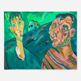 Maxim Kantor, Uli und Bernd, 1992, oil on canvas