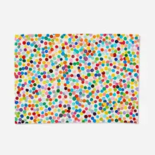 Damien Hirst, 6052. Through the Stars, from The Currency, 2016, acrylic on paper