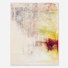 Israel Lund, Untitled, 2013, acrylic on raw canvas