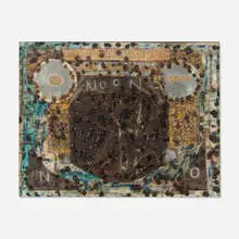 Rafael Ferrer, Untitled, mixed media on board