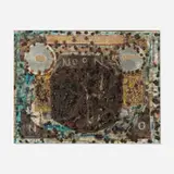 Rafael Ferrer, Untitled, mixed media on board