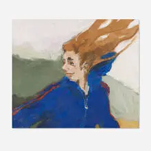 Jane Corrigan, Windbreaker (Adidas), 2014, oil on linen