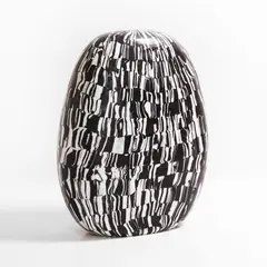 Massimo Micheluzzi, Studio glass vase, 2003, wheel-carved glass