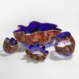 'Niagara Blue Pheasant Macchia Set' by Dale Chihuly, 2002, blown glass, sold Oct 2025