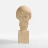 F... Trinque, Art Deco glazed ceramic bust, c.1930s
