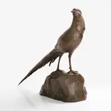Georges Lavroff, 'Faison Doré', c.1930s, a French Art Deco bronze pheasant