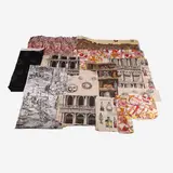 Piero Fornasetti, Group of fifteen printed fabric samples