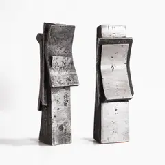 Geoffrey Clarke, Pair of aluminium Torii maquettes, 1965
