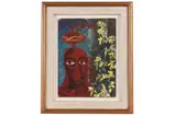 John Tunnard, Untitled "Head with Bird