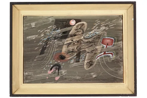 John Tunnard, Sprites, gouache and watercolour