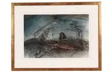 John Tunnard, Untitled - (abstract with three crosses)