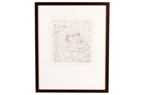 John Bellany, Fishwoman Loves It, etching, AP