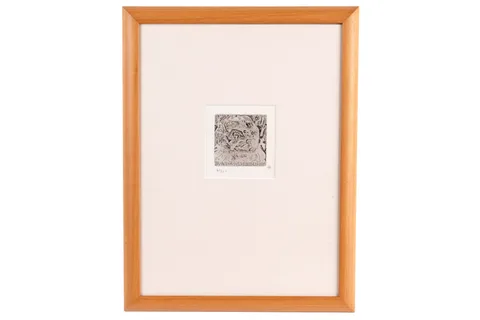 David Jones, Shepherds, wood engraving, Wolseley Fine Arts edition