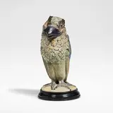 Martin Brothers, 'Wally Bird' tobacco jar and cover