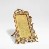 French Art Nouveau, Frame, circa 1905, Gilt bronze, modelled in high relief with scrolling lily of the valley