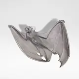 Christian Thomsen, for Royal Copenhagen, Glazed porcelain, modelled as a bat