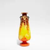 Cristallerie Schneider, 'Frênes' La Verre Français vase, circa 1925