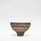 Lucie Rie, Footed bowl, circa 1978, Porcelain