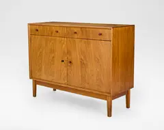 Wh Russell, for Gordon Russell, circa 1955, Mahogany, Indian rosewood, beech