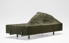 Fredrikson Stallard, 'Pyrenees Forest Green', sofa, 2007, Polyurethane foam and steel