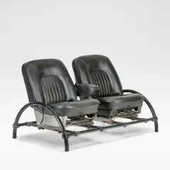 Ron Arad, 'Rover 2-Seater 3.5 Litre', designed 1981, produced 1980s, Painted tubular steel, cast iron Kee-Klamps, Rover car seats with leather upholstery